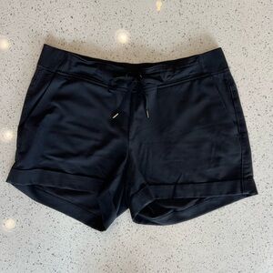 Athleta Brooklyn Tie Waist Shorts - Black - Size 14